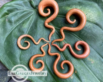 Ear Gauges Spiral 8g 6g 4g 2g 0g  00g and more