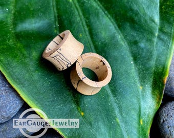 Pair Ear Tunnels, Wood Ear Gauges, Ear Stretch, Plugs and Tunnels