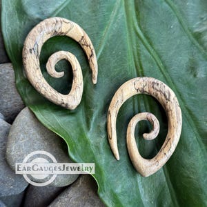 Alargadores de orelha espiral 8g 6g 4g 2g 0g 00g e mais