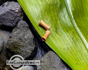 Pair Ear Tunnels, Wood Ear Gauges, Ear Stretch, Plugs and Tunnels