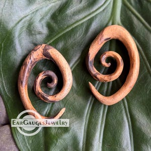 Alargadores de orelha espiral 8g 6g 4g 2g 0g 00g e mais