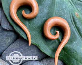 Ear Gauges Long Spiral 8g 6g 4g 2g 0g  00g and more