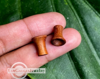 Pair Ear Tunnels, Wood Ear Gauges, Ear Stretch, Plugs and Tunnels