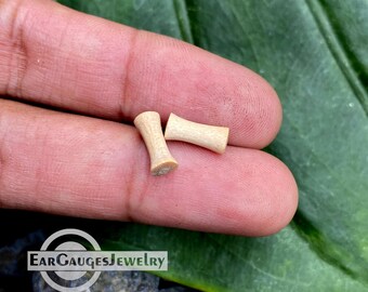 Pair Ear Plugs, Wood Ear Gauges, Ear Stretch, Plugs and Tunnels
