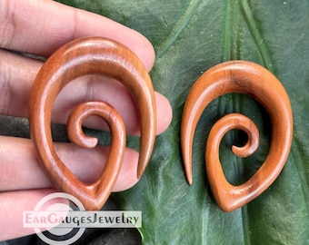 Ear Gauges Spiral 8g 6g 4g 2g 0g  00g and more