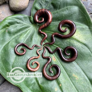 Alargadores de orelha espiral 8g 6g 4g 2g 0g 00g e mais