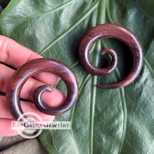 Alargadores de orelha espiral 8g 6g 4g 2g 0g 00g e mais