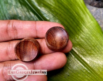 Pair Ear Plugs, Wood Ear Gauges, Ear Stretch, Plugs and Tunnels