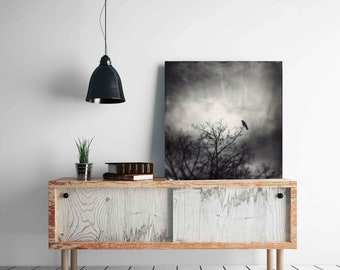 Any Square Photo Canvas Gallery Wrap, Wall Fine Art, Gothic
