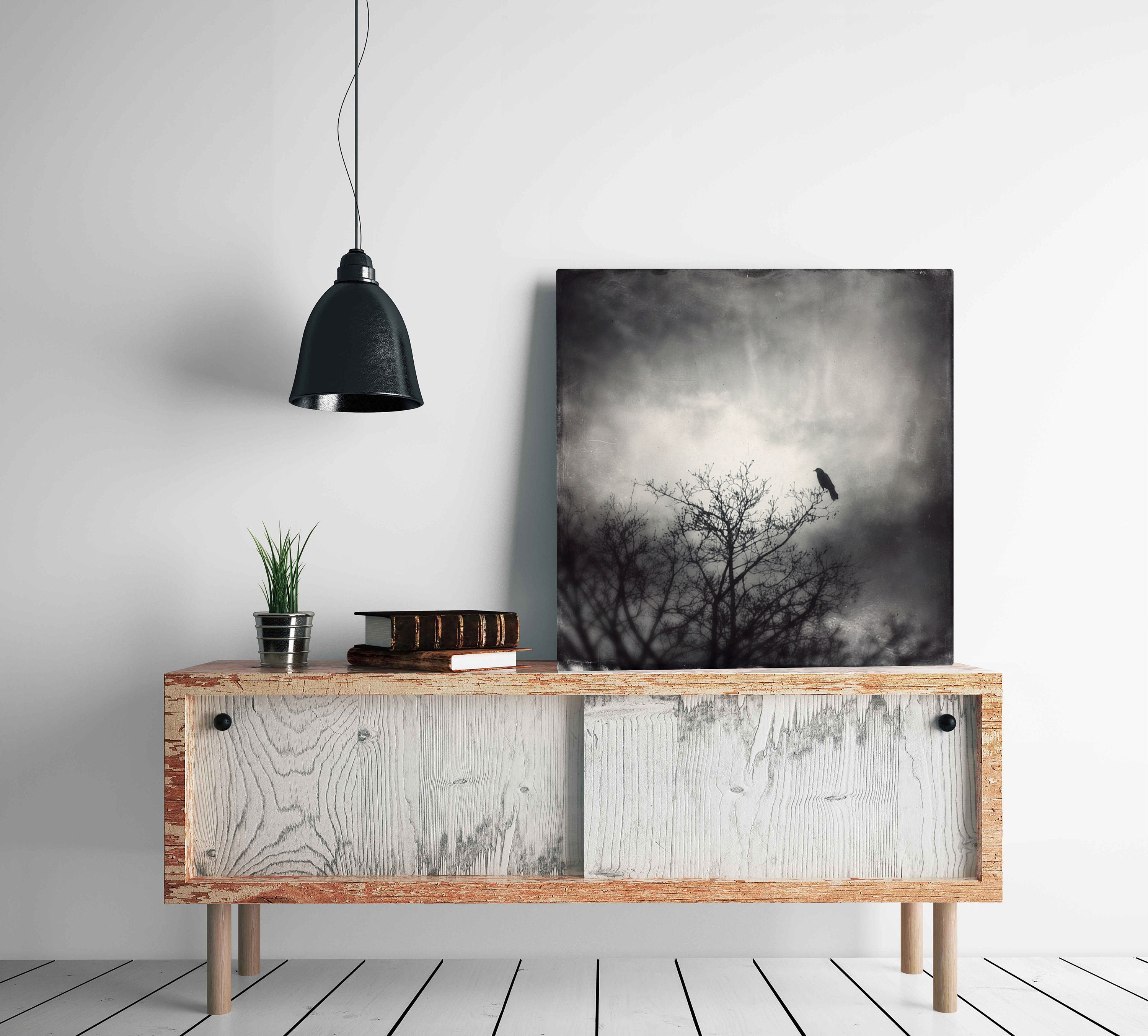 【セール】 Wrap, Gallery Canvas Photo Square Any Wall Gothic Art, Fine 芸術写真