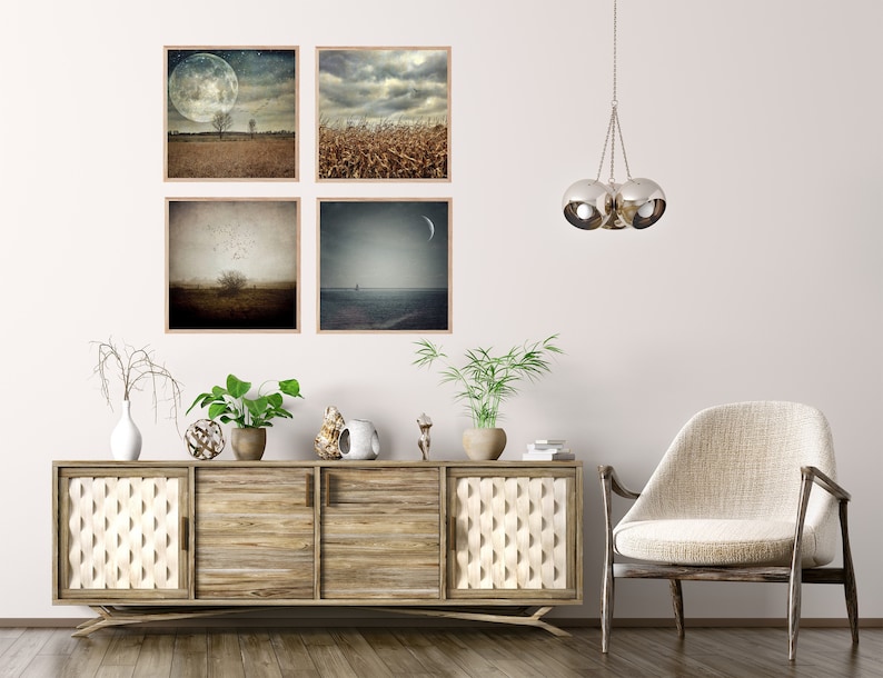 wall art four photos gift set photo set nature photo modern art landscape photography photo collection discounted set home decor