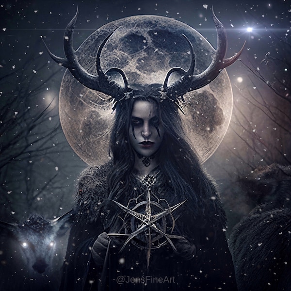 Capricorn Astrology Gothic Witch Dress