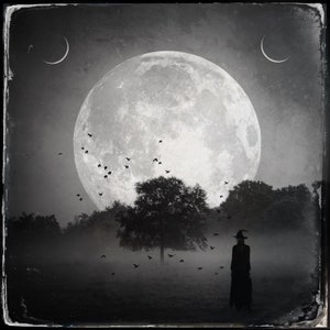 Under Your Spell PRINT - full moon witch photo birds fog surreal gothic samhain spooky spirit dark art woman ghost mood haunted forest goth