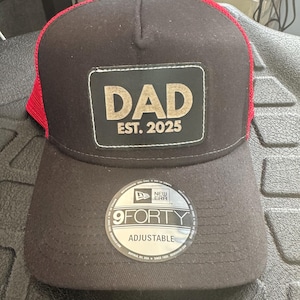Dad Hat- New Dad Hat - Dad Est 2025 Hat - Dad Birthday Gift - Father&#39;s Day Gift - New Era Hat - Last Minute Gift