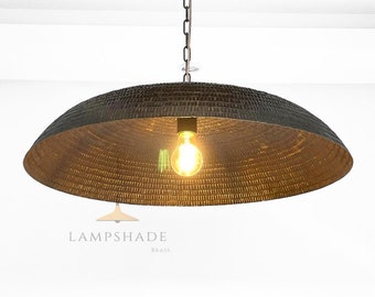 Hammered Antique Brass Dome Light Fixture, Handmade Pendant Light, Brass Oxide Ceiling Lamp, Solid Brass Dome, Moroccan Oxide Light