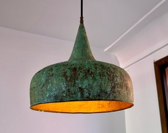Handcrafted Copper Island Kitchen Lighting, Copper Pendant Light Fixture , Rustic Penadnt lamp