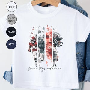 Kids Football Game Day Shirt – Toddler Sports Tee, Birthday Gift for Football Fans in Alabama, Custom Youth Game Day Shirt