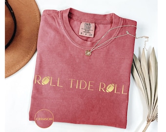 Vintage Comfort Colors® Alabama T-Shirt Unique Gift for Football Mom or Dad, Southern Sports Fan Gift, Oversized Monochrome Tee