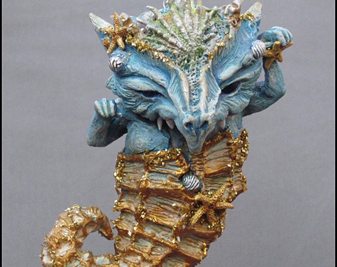 OOAK Sculpture Sea Dragon Seahorse Dragon Free Shipping Etsy