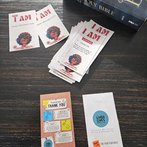 Affirmationsausweiskarten für Frauen, Bibelverse, bedruckbar, Alphabet Affirmationskarten, ermutigende Schriften, Geschenke für sie, doppelseitig