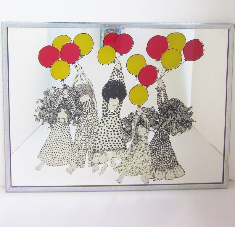 Vintage 1970's Brytone Mechanical Mirror Works Mirror Etsy