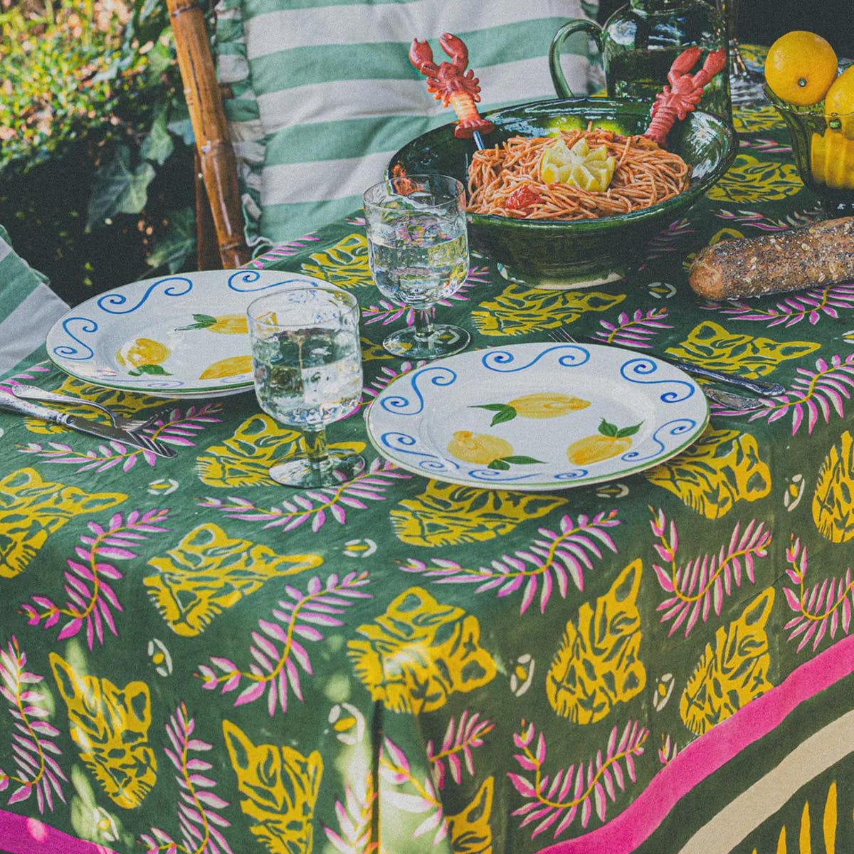 Tiger Ziggy Tablecloth - Etsy