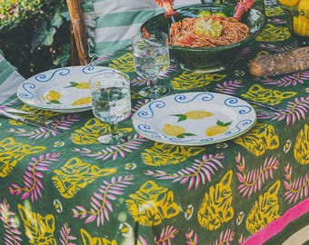 Tiger Ziggy Tablecloth