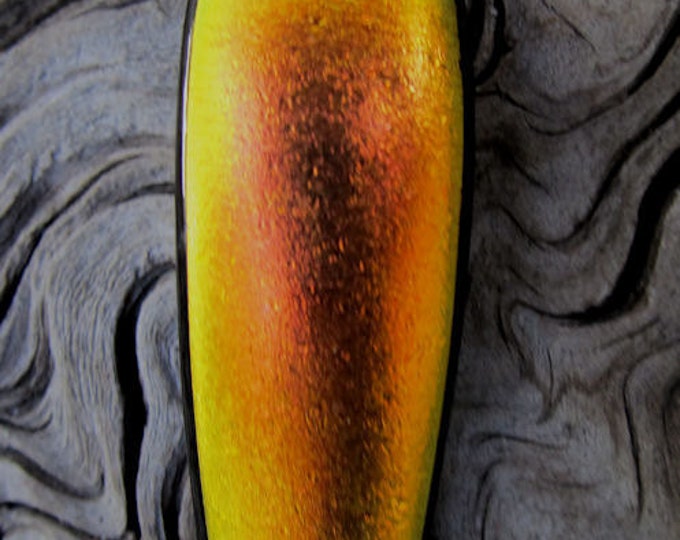 Dichroic Glass Fishing Lure Made by Untamed Lures / Golden Red Etsy