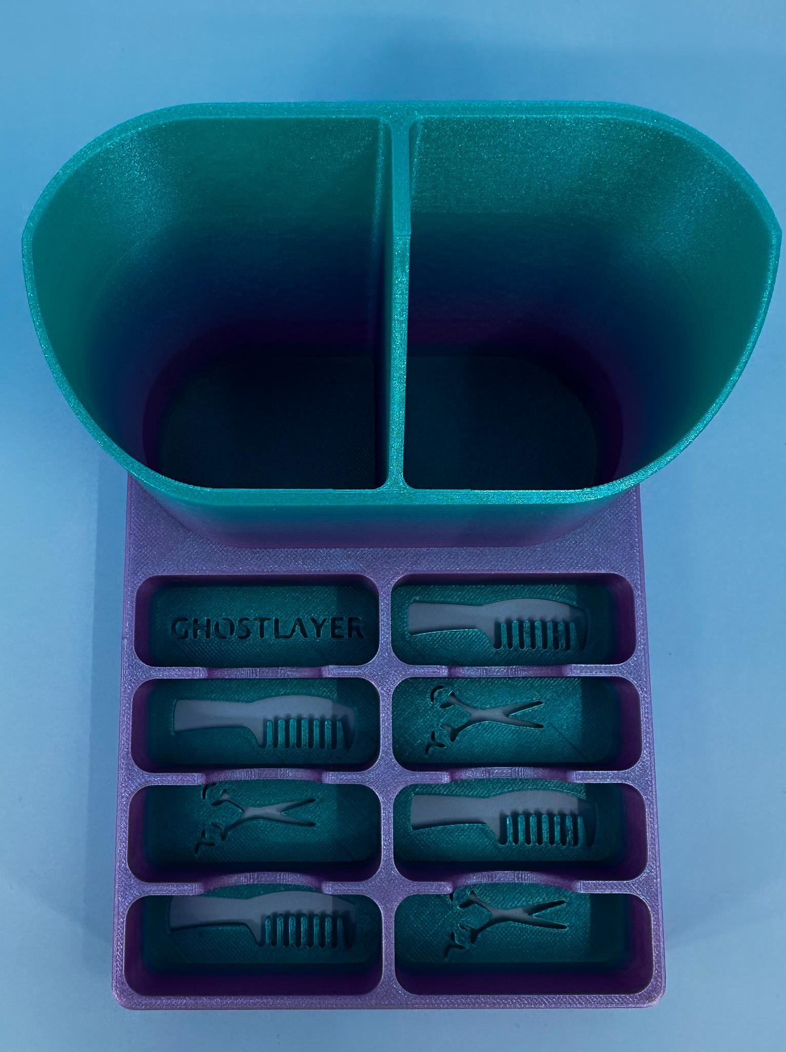 The Crew Cut-- Hair Styling Clipper and Blade Holder, 2 Clippers, 8 ...