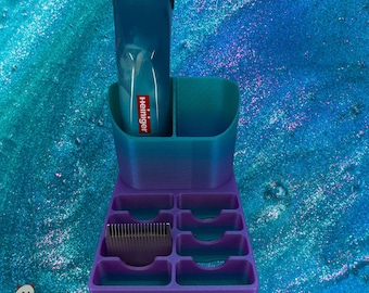 The Crew Cut-- Hair Styling Clipper and Blade Holder, 2 Clippers, 8 Blades.
