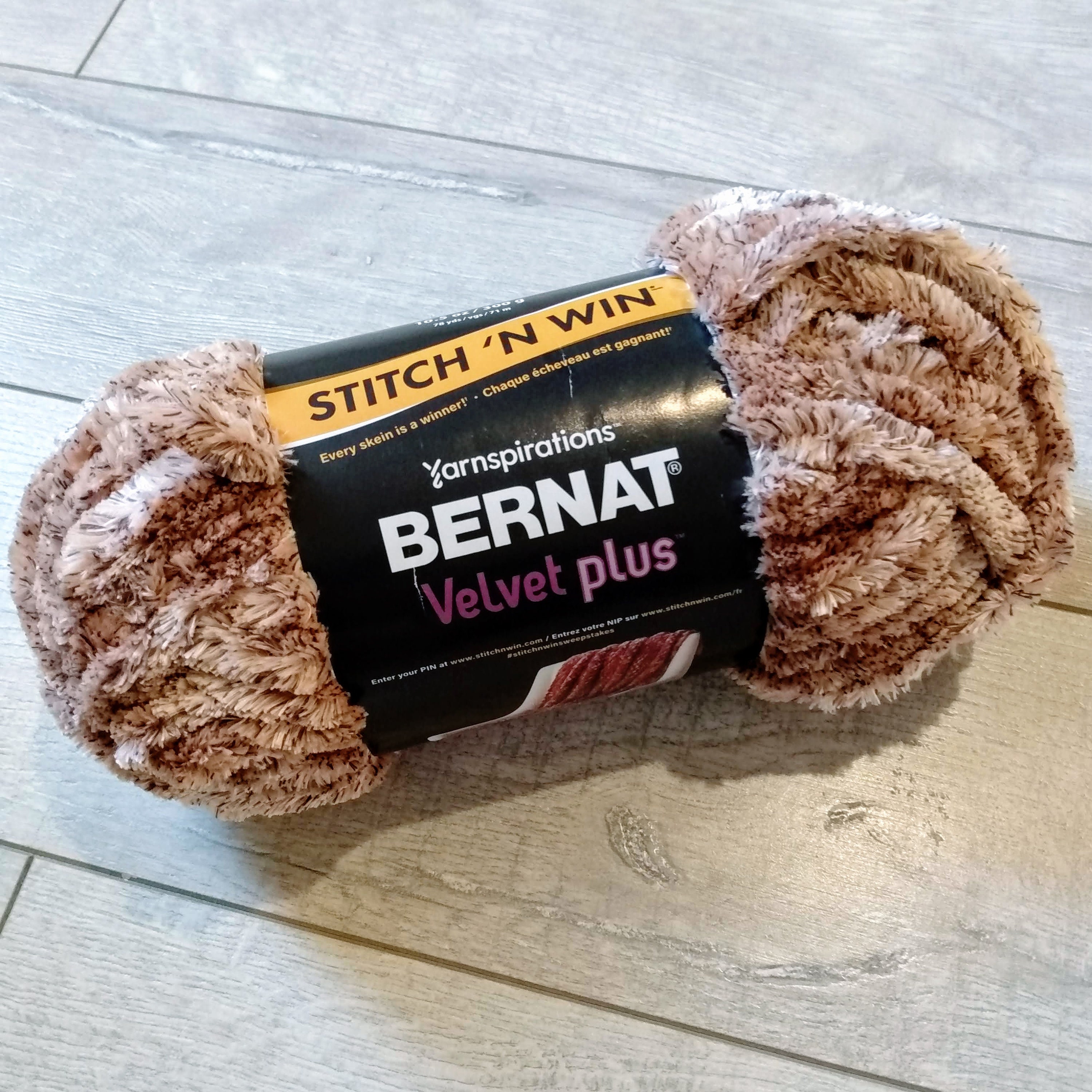 Bernat Velvet Plus Yarn TOASTED CHOCOLATE New Free Shipping Etsy