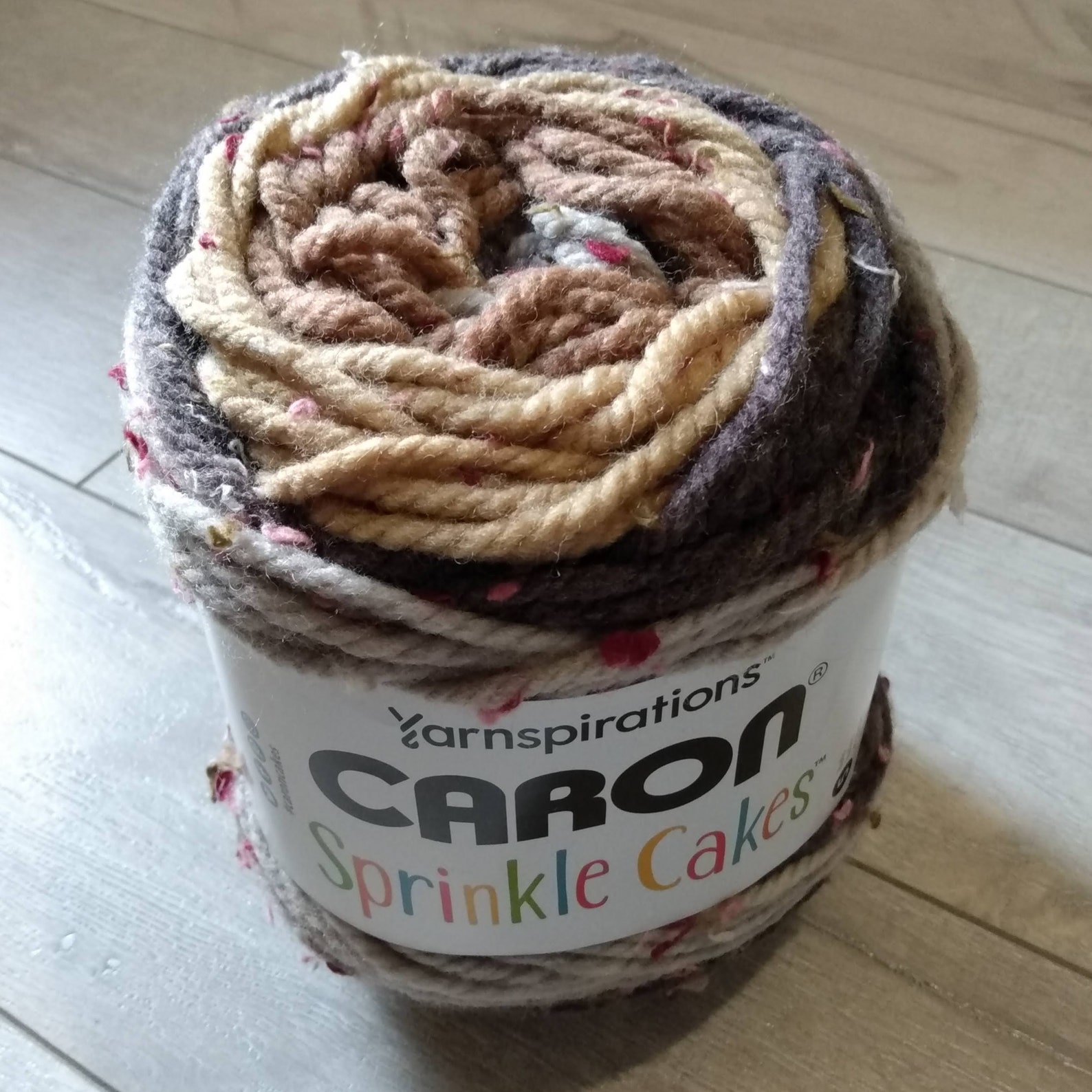 Caron Sprinkle Cakes Yarn PECAN SPRINKLE New Free Etsy