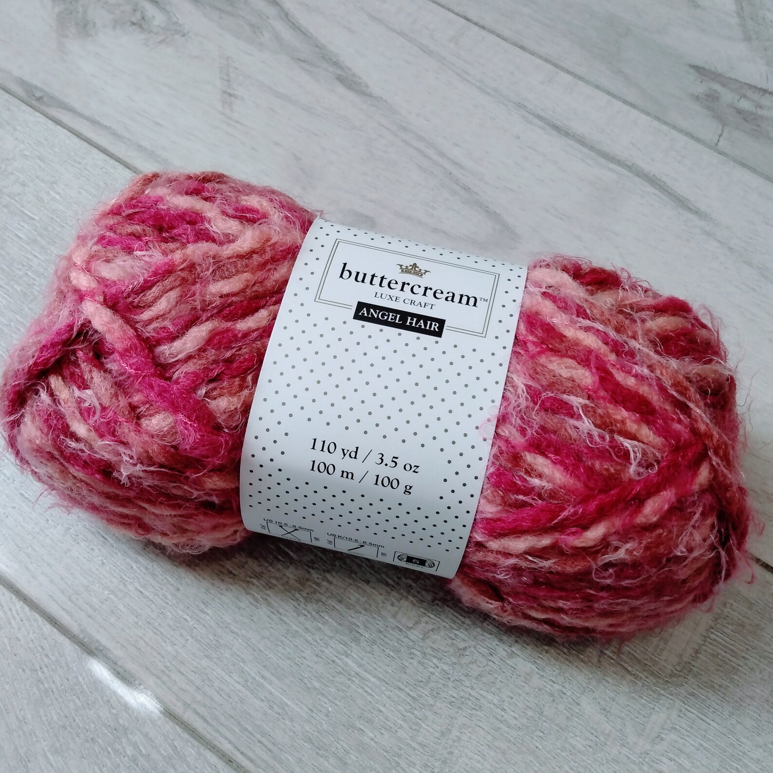 Buttercream Luxe Craft Angel Hair Yarn PINK MULTI New Etsy