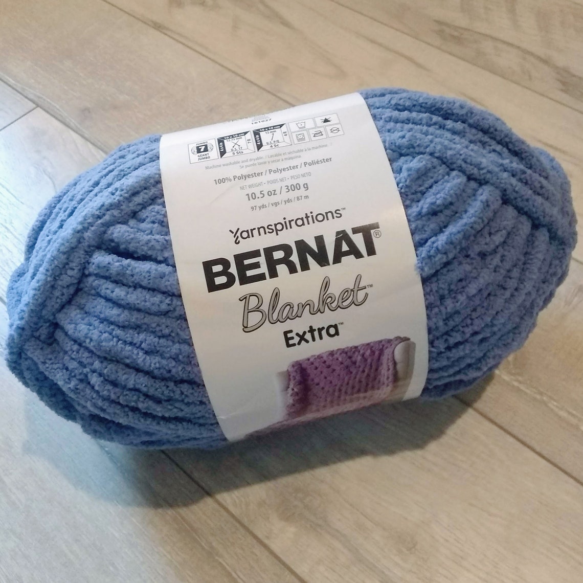 Bernat Blanket Extra Yarn Navy New Free Shipping Etsy
