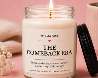 Divorce Gift for Women, Breakup Gift for Her, Breakup Recovery Candle, Encouragement Gift for Friend, Healing Candle, Fresh Start Gift