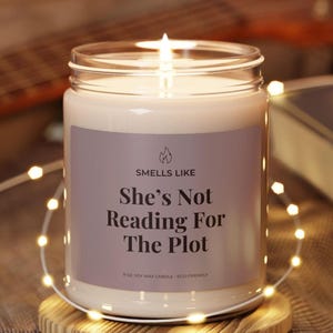 Romance Reader Gift, Funny Smut Reader Gift, Funny Book Lover Candle, Gift for Smut Readers, Candle Gift for Romance Reader