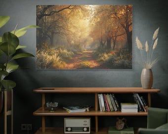 Autumn Landscape Wall Art | Home Decoration | Fall Canvas Print | Fall Scenery Art