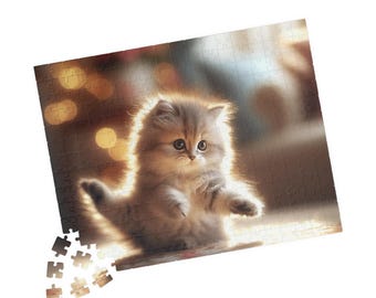 Cute Kitten Puzzle | 500 Piece Puzzle | 1000 Piece Puzzle | Jigsaw for Cat Lovers | Puzzles for Adults