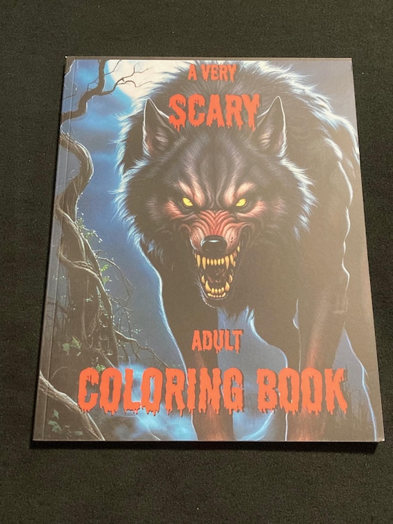 Monster Coloring Book for Adults | Adult Coloring Book | 50 Scary Horror Illustrations | Halloween Themed