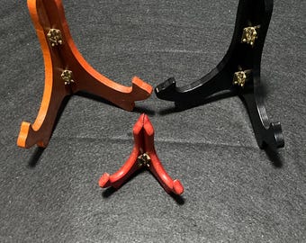 Caballetes de madera / Soportes de exhibición / Exhibición de libros o platos / Exhibición de fotos o azulejos