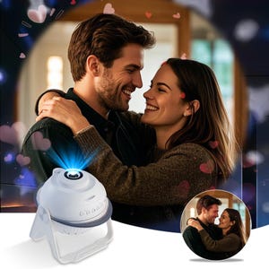 Personalized Night Light Star Projector Mother&#39;s Day Gift Dynamic Meteor Effect Custom Memory Gift Anniversary Gift for Her Bluetooth 5.0