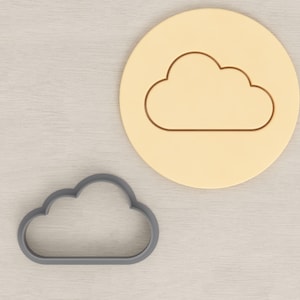 Stilysed Cloud Cookie / Polymer Clay Cutter - Various Sizes
