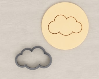 Cloud Polymer Clay and Cookie Cutter - Various Sizes