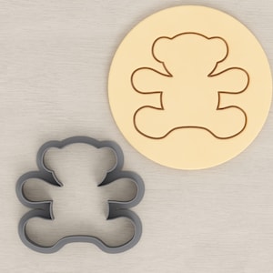Teddy Bear Toy Cookie / Polymer Clay Cutter - Various Sizes