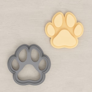 Dog Paw Print Cookie / Polymer Clay Stamp Debosser - Various Sizes