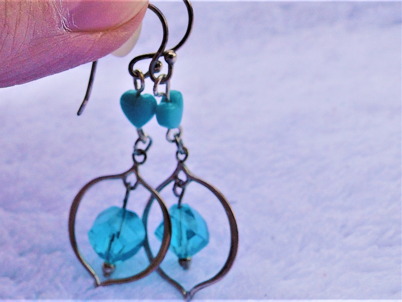 True Blue Earrings Etsy