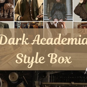 Curated Dark Academia Style Box: Thrifted Fashion Bundle
