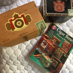 Destash Cigar Boxes Bolsas e Projetos e 5 caixas de charuto