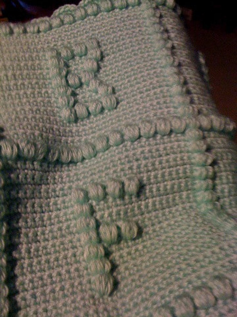 ABC Crochet Baby Blanket Etsy