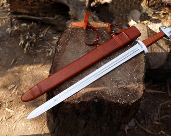 Custom Viking Sword | Elegant LARP LongSword | Real Blade for Cosplayers & Collectors